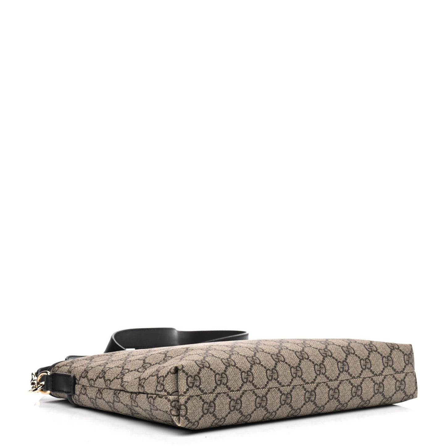 GG Plus Monogram Medium Flat Messenger Bag Dark Brown