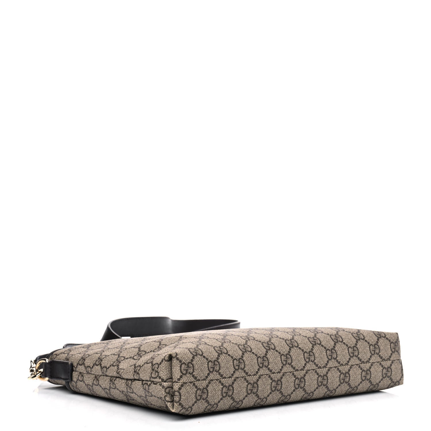 Gucci GG Plus Monogram Medium Flat Messenger Bag Dark Brown 3 of 8
