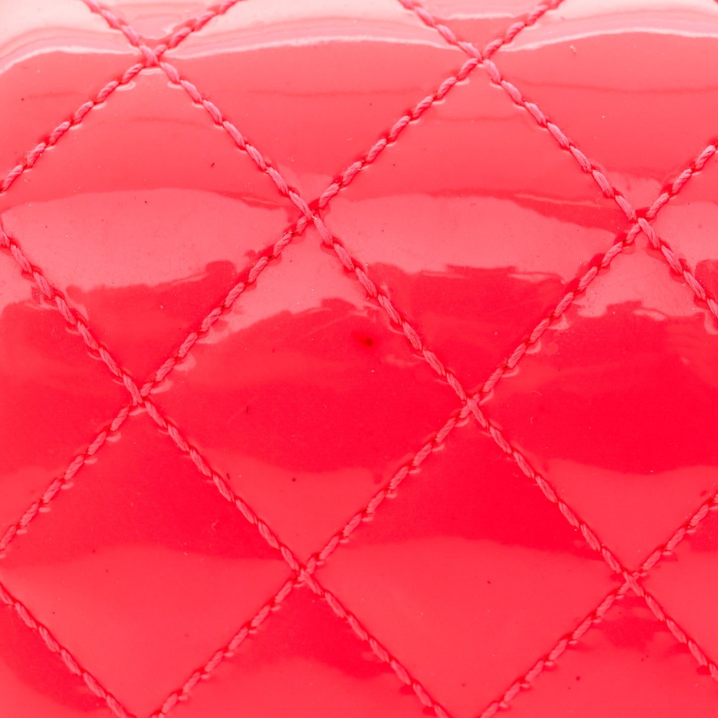 Patent Calfskin Quilted Small Boy Flap Pink