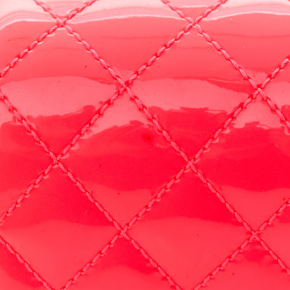 Chanel Patent Calfskin Quilted Small Boy Flap Pink 14 of 14