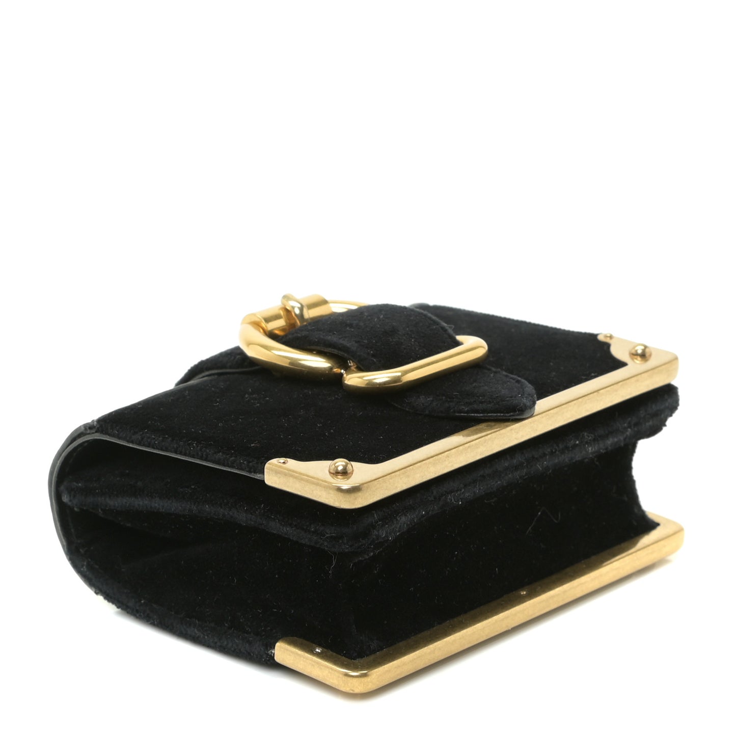 Velluto Micro Cahier Bag Black