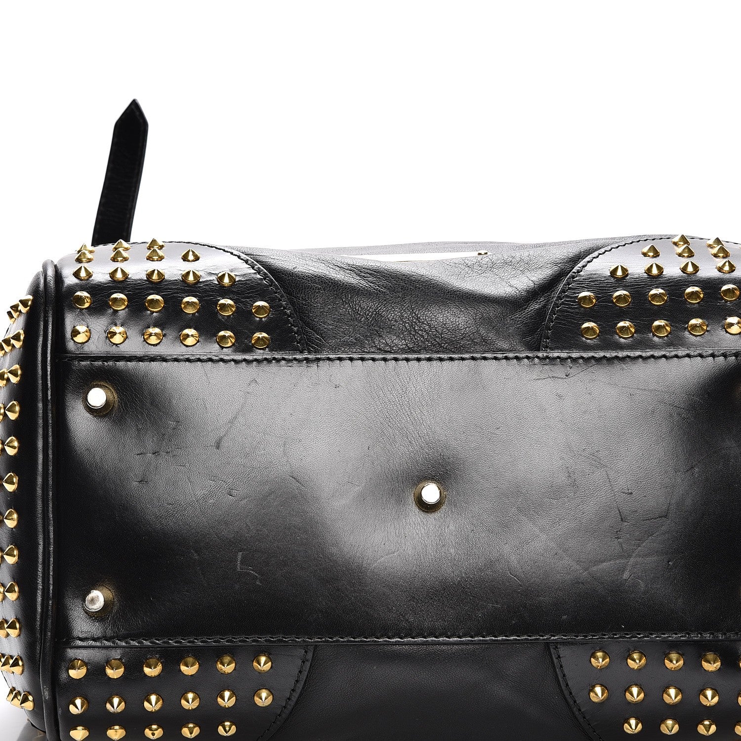 Burberry Lambskin Bridle Studs Small Canterbury Tote Black 11 of 15