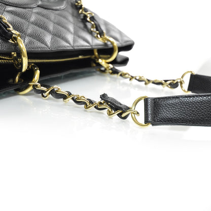 Chanel Caviar Quilted Grand Shopping Tote GST Black 5 of 10
