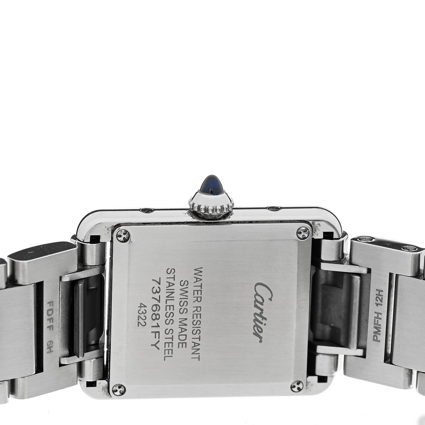 Stainless Steel 22mm Tank Must Quartz Watch