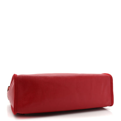 Hermes Toile H Berline Vache Hunter Herbag Zip PM 31 Rouge Piment Ecru 5 of 11