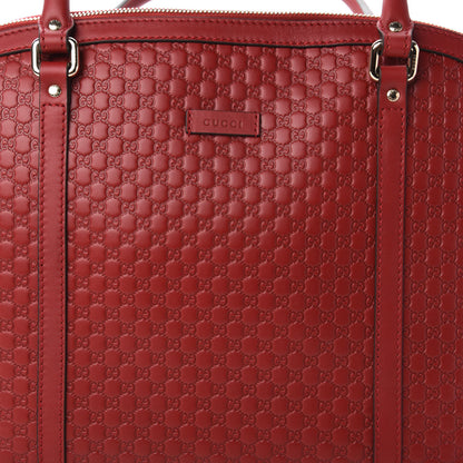 Gucci Soft Microguccissima Dome Satchel Red 10 of 10