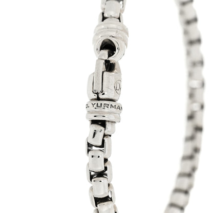 David Yurman Sterling Silver 7mm Box Chain Bracelet 4 of 5