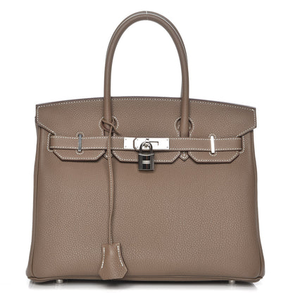Hermes Togo Birkin 30 Etoupe 1 of 29
