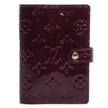 Louis Vuitton Vernis Small Ring Agenda Cover Rouge Fauviste 1 of 11