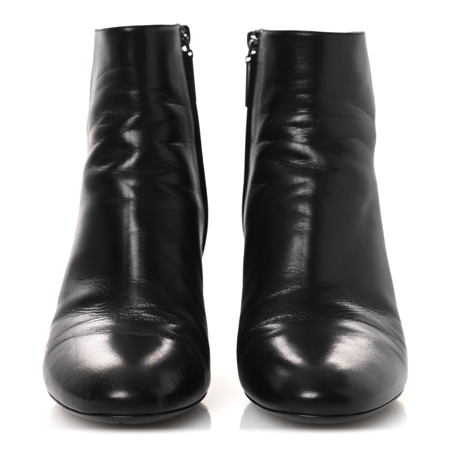 Nappa Vendome Loulou Ankle Zip Boot 39 Black