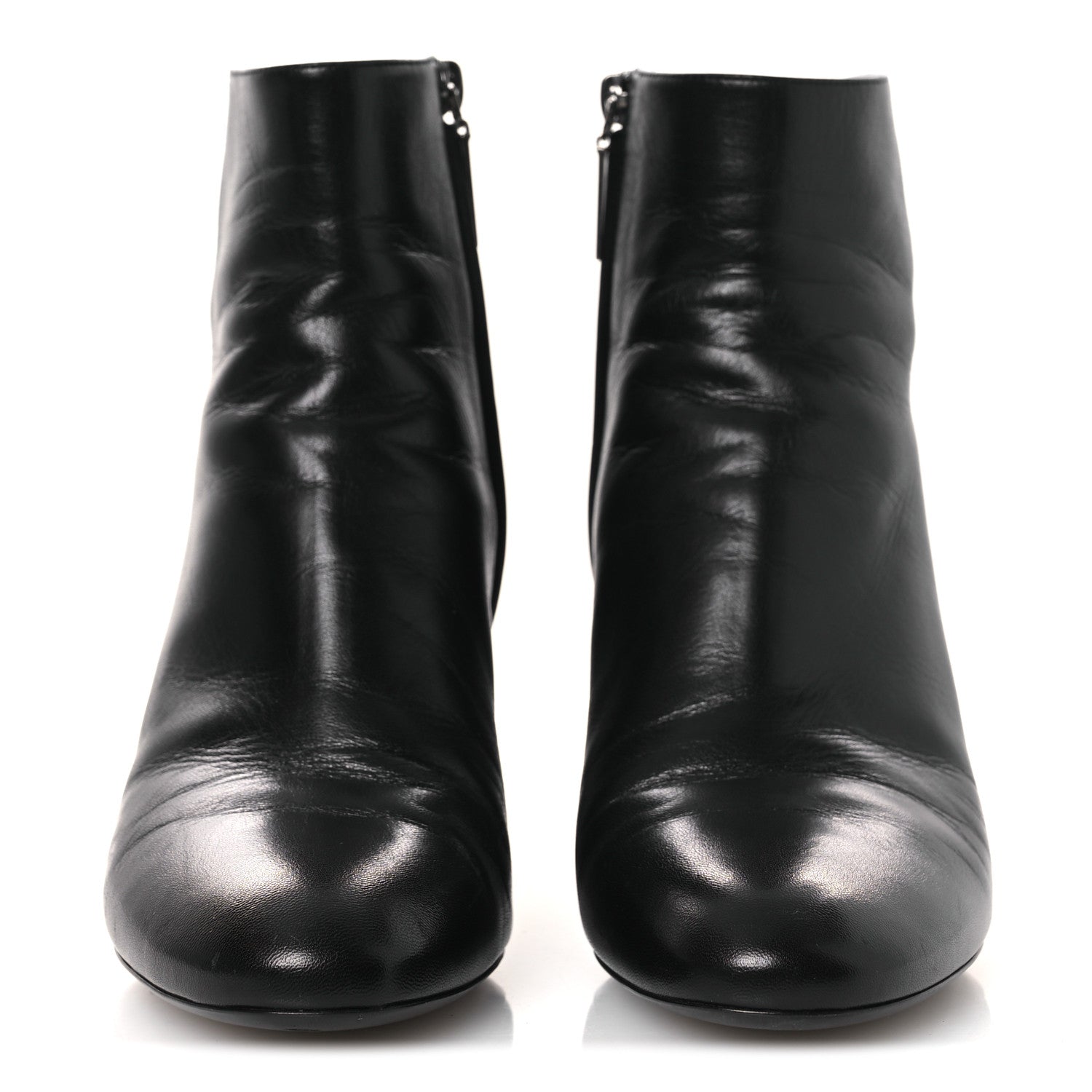 Saint Laurent Nappa Vendome Loulou Ankle Zip Boot 39 Black 3 of 13