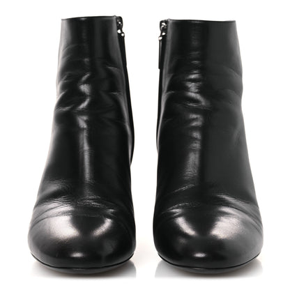Saint Laurent Nappa Vendome Loulou Ankle Zip Boot 39 Black 3 of 13