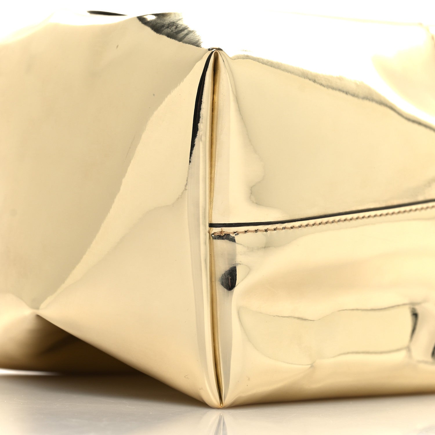 Jimmy Choo Metallic Patent Bon Bon Bag Gold 10 of 11