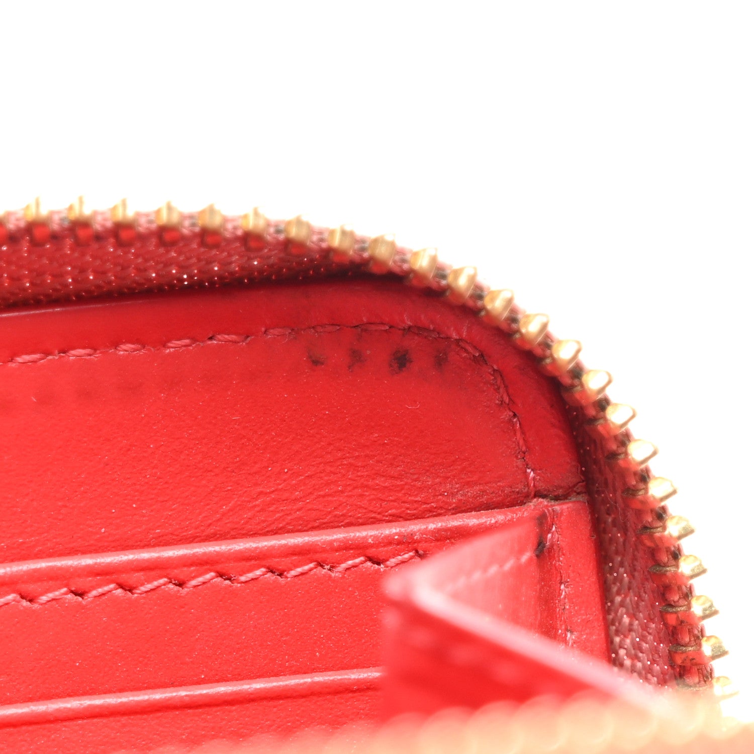 Christian Louboutin Calfskin Panettone Spiked Zip Around Wallet Pink Multicolor 8 of 8