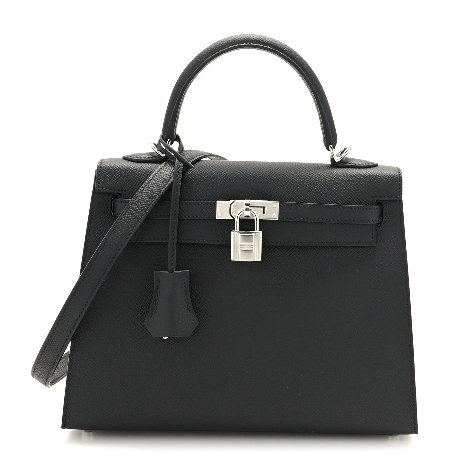 Hermes Epsom Kelly Sellier 25 Black 1 of 7