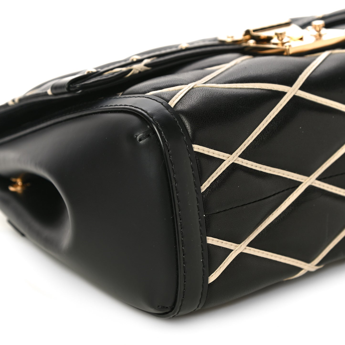 Lambskin Malletage Pochette Flap Black
