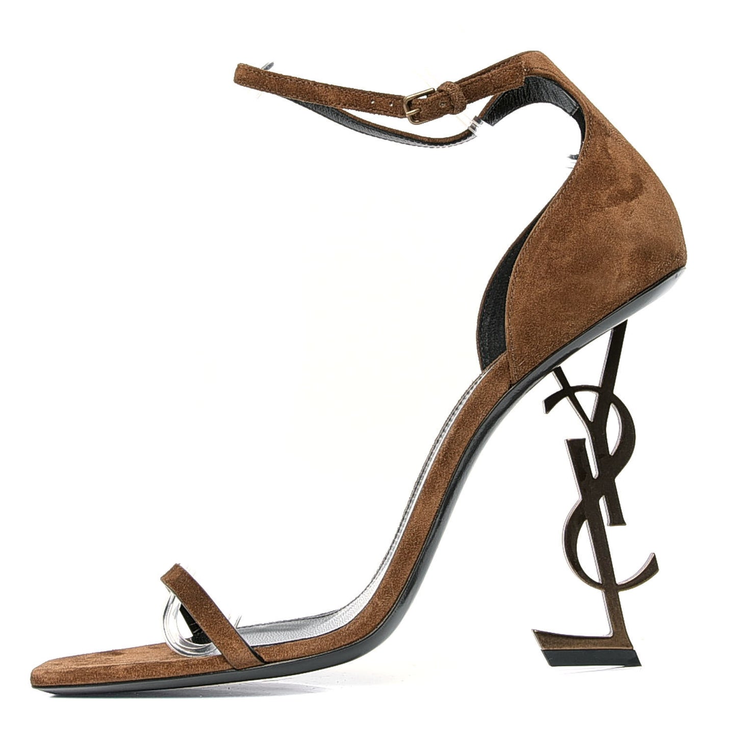 Suede Calfskin Opyum 110 Sandals 41 Cachemere Gold