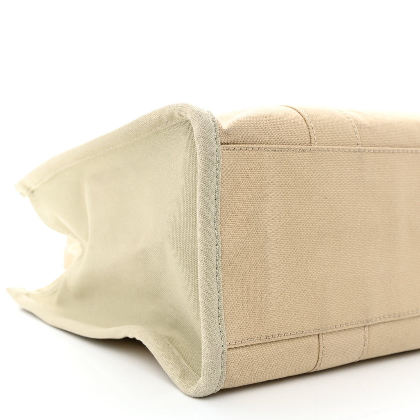 Canvas Large Summer Tote Bag Beige