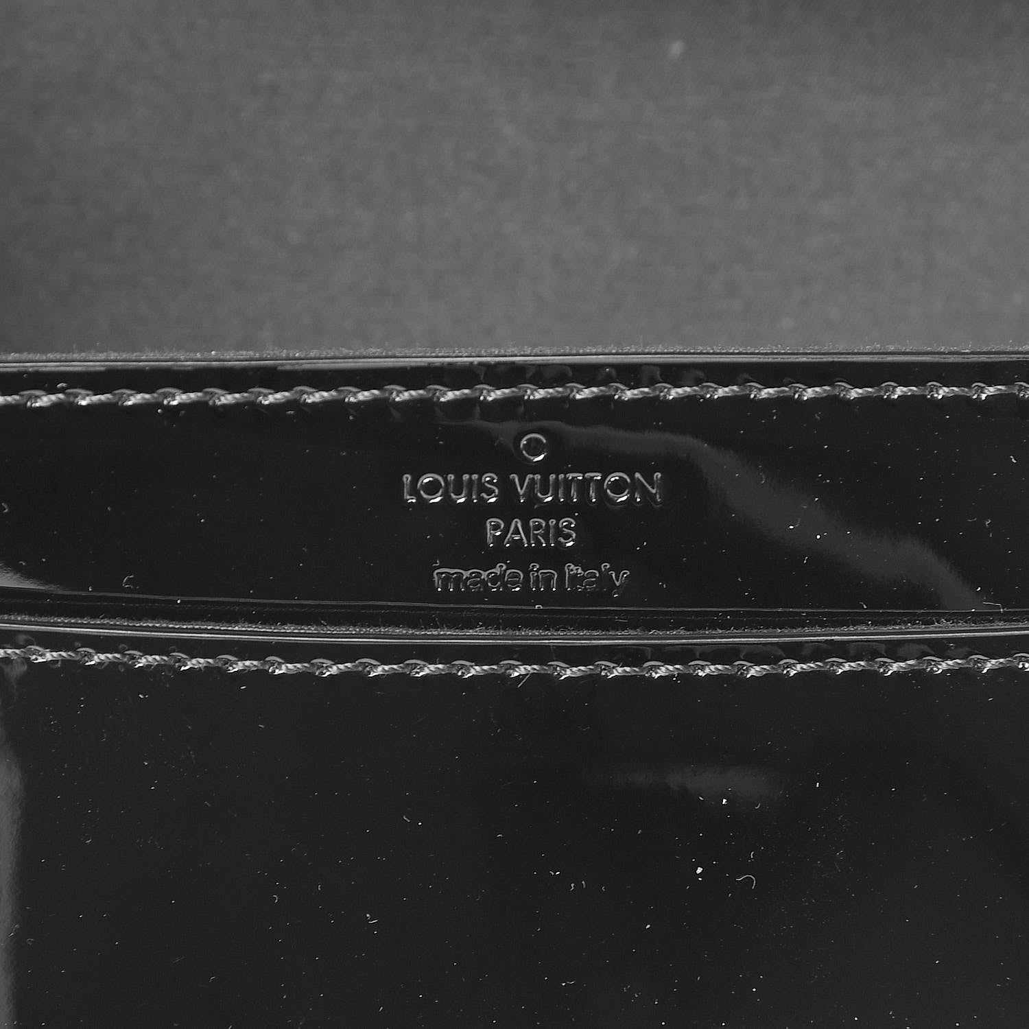 Louis Vuitton Patent Louise EW Clutch Black 6 of 7