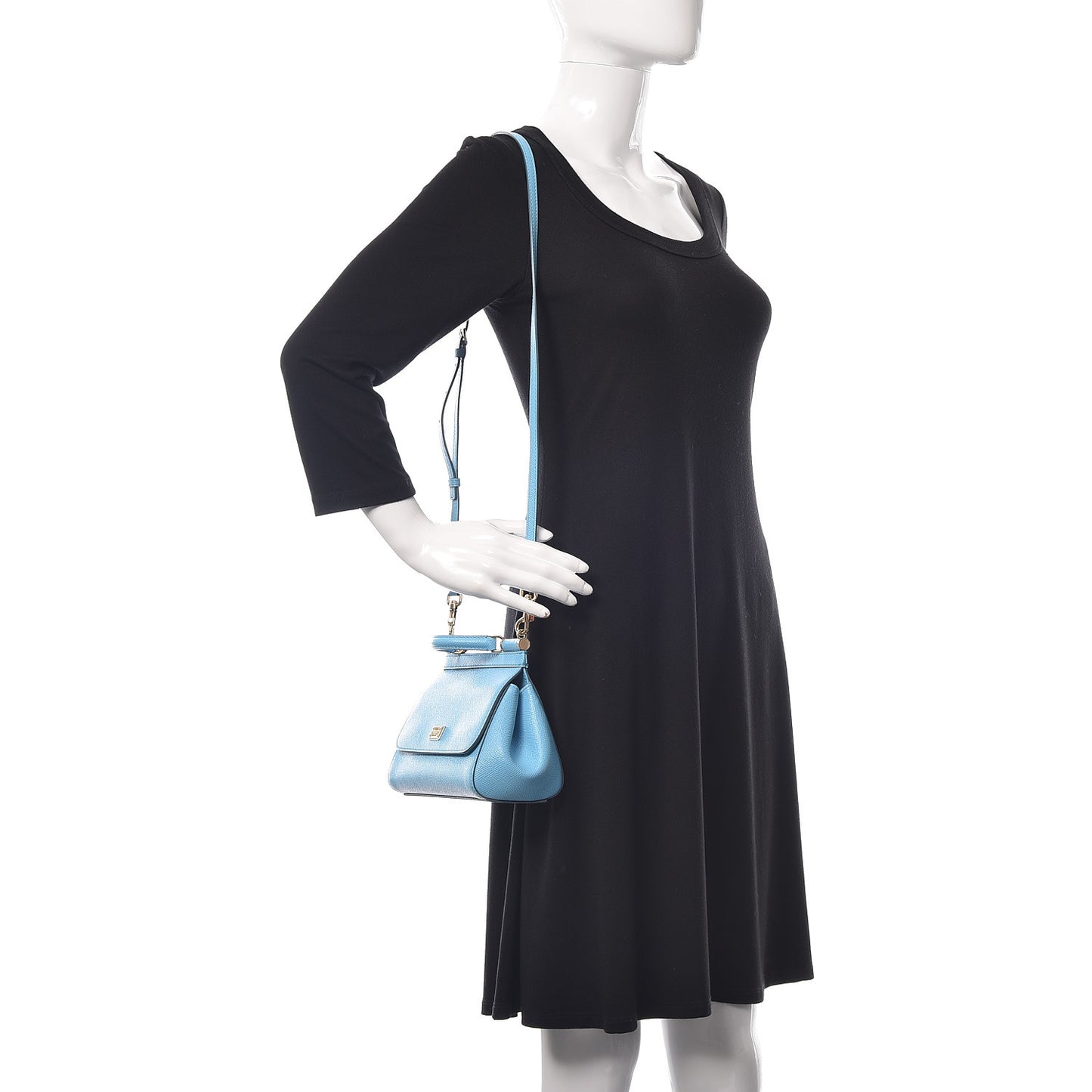 Dauphine Mini Miss Sicily Satchel Celeste