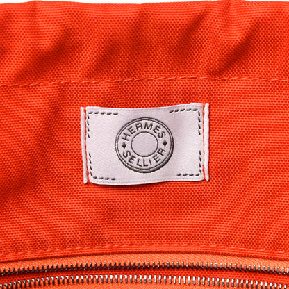 Hermes Toile Sac De Pansage Groom Bleu Navy Feu 9 of 14