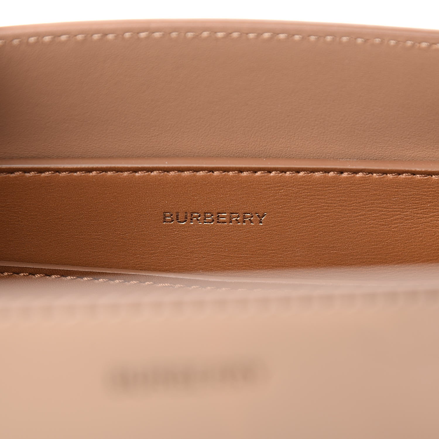 Burberry Soft Grain Calfskin Patent Small Belt Bag Soft Fawn Biscuit 6 of 11