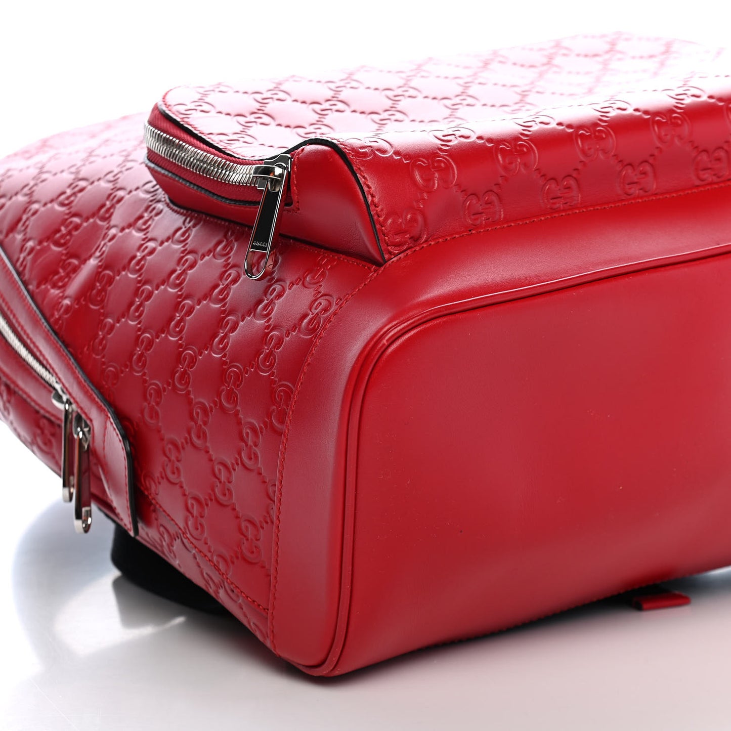 Guccissima Signature Day Backpack Hibiscus Red