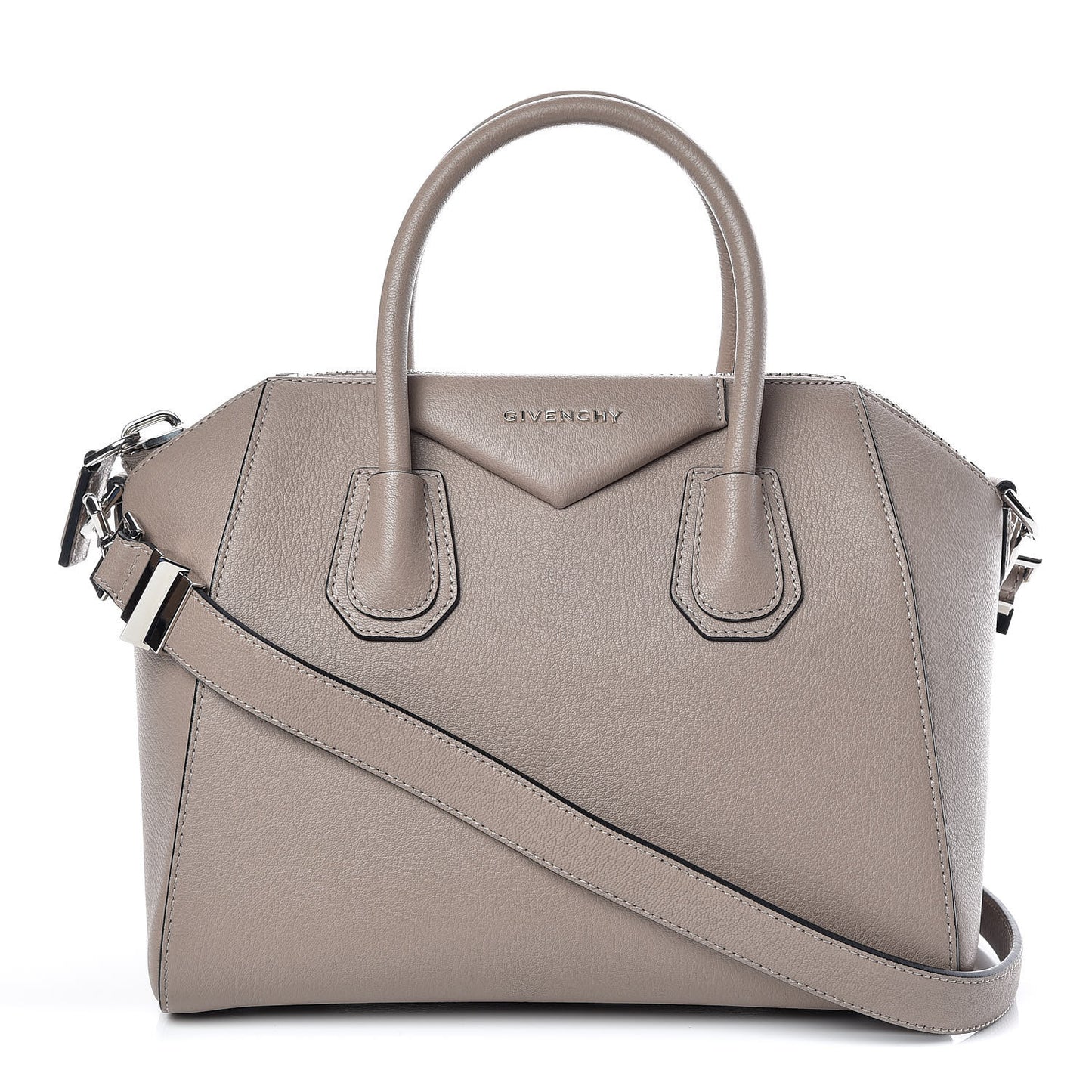 Sugar Goatskin Small Antigona Mastic