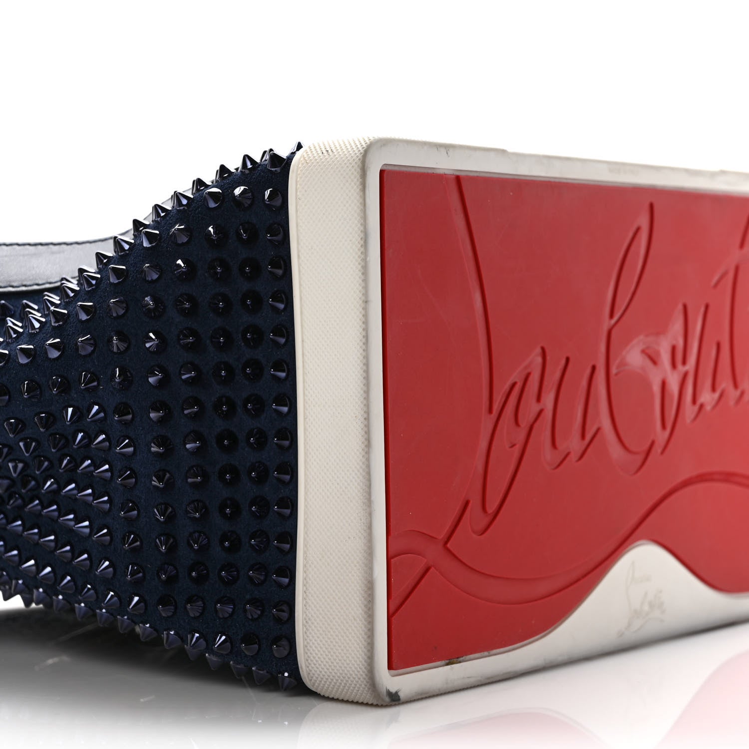 Christian Louboutin Calfskin Spiked Explorafunk Backpack Marine 7 of 10