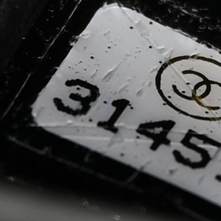 Tweed Quilted Tray Coin Purse With Chain Black