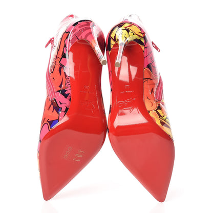 Christian Louboutin Patent Metrograf So Kate Booty 100 Ankle Boots 38 Multicolor 5 of 8