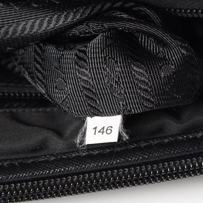 Prada Tessuto Nylon Saffiano Messenger Bag Nero Black 7 of 11