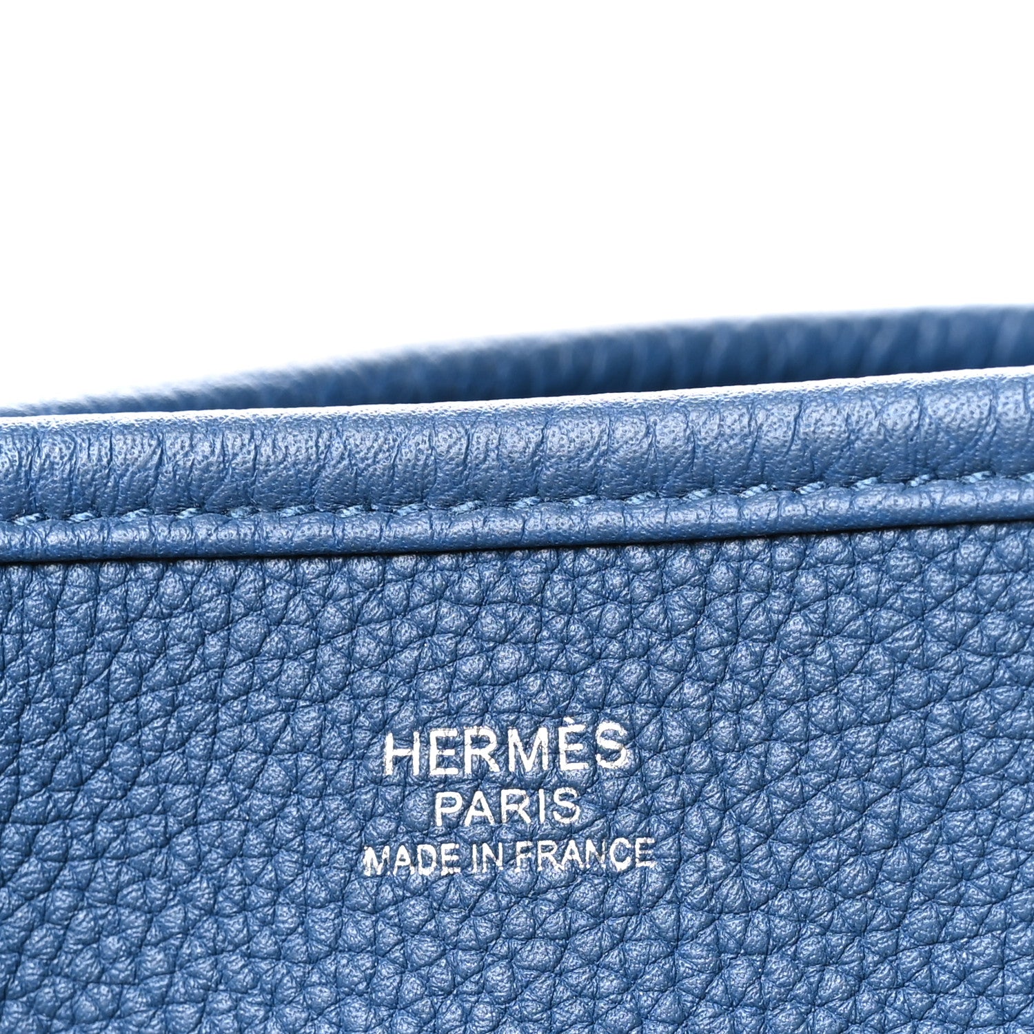 Hermes Taurillon Clemence Evelyne III PM Deep Blue 6 of 11