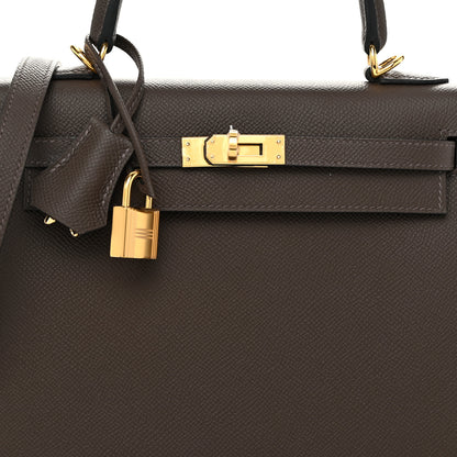 Hermes Epsom Kelly Sellier 25 Ecorce 8 of 13
