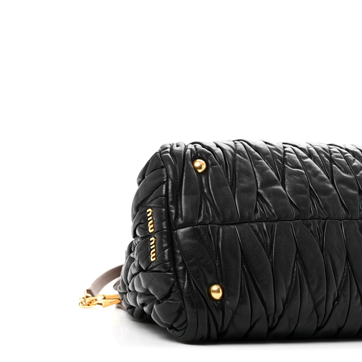 Nappa Matelasse Turnlock Hobo Black Brown