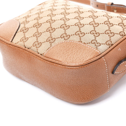 Gucci Monogram Mini Bree Messenger Bag Beige Tabacco 8 of 12