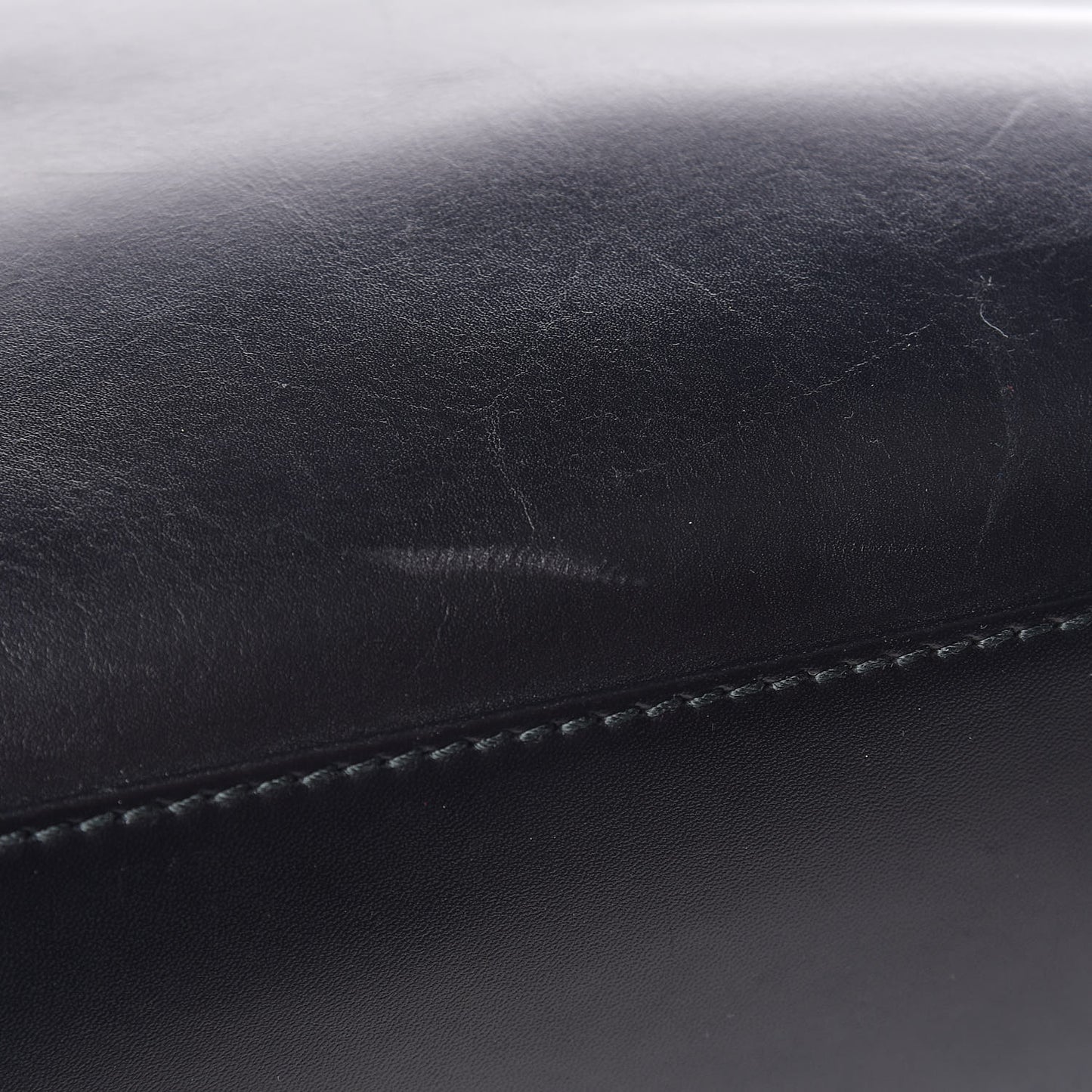 Smooth Calfskin Metallic Patent Giant 12 Silver Hardware City Black Gris