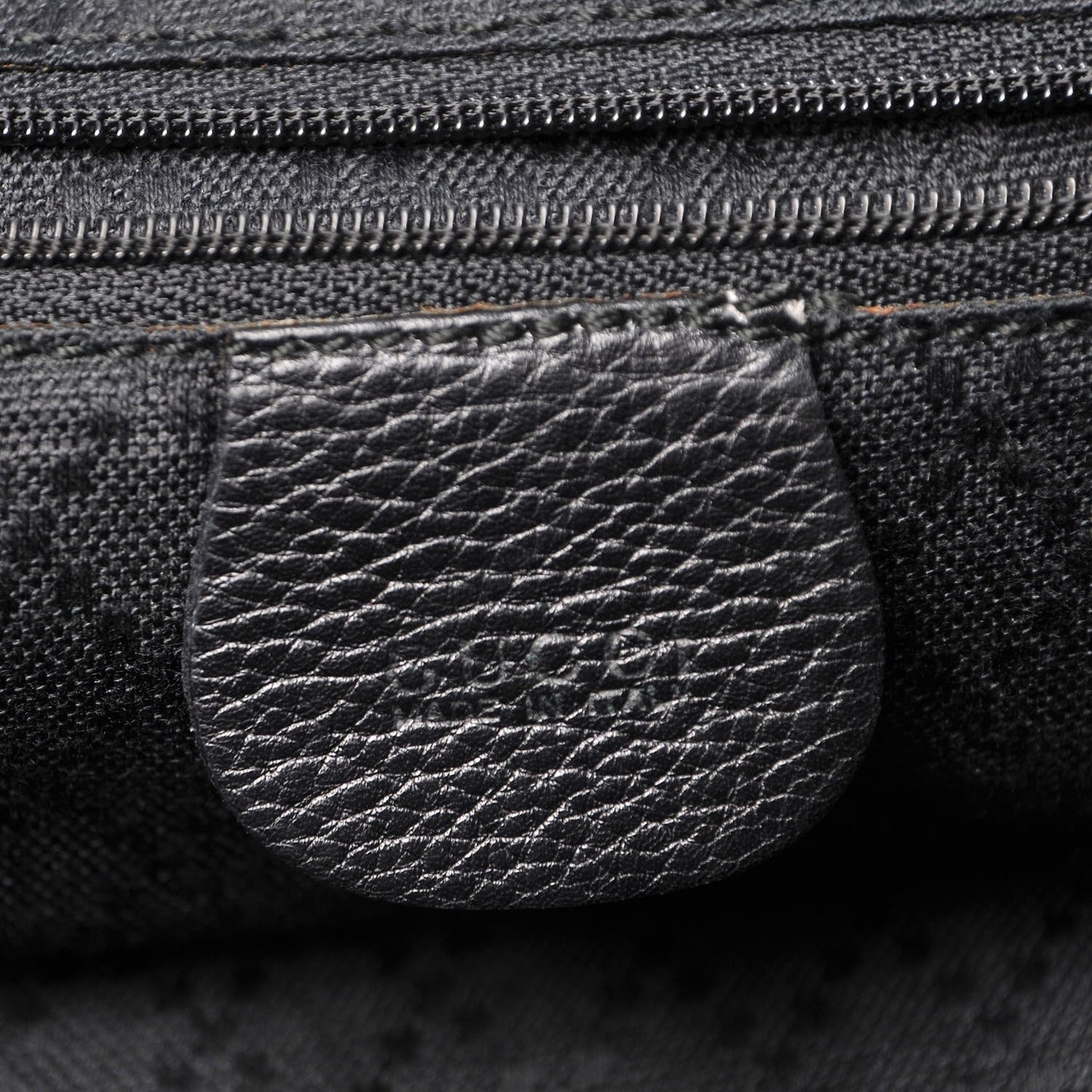 Calfskin Bamboo Backpack Black