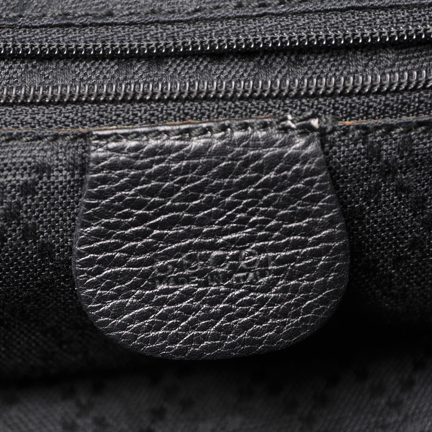 Gucci Calfskin Bamboo Backpack Black 6 of 9