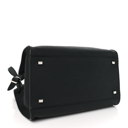 The Row Matte Grained Calfskin Soft Margaux 12 Black 4 of 9