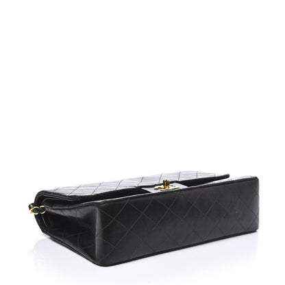 Chanel Lambskin Quilted Medium Double Flap Black 3 of 12