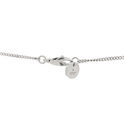 Gucci X DISNEY Sterling Silver Enamel Daisy Duck Pendant Necklace 4 of 5