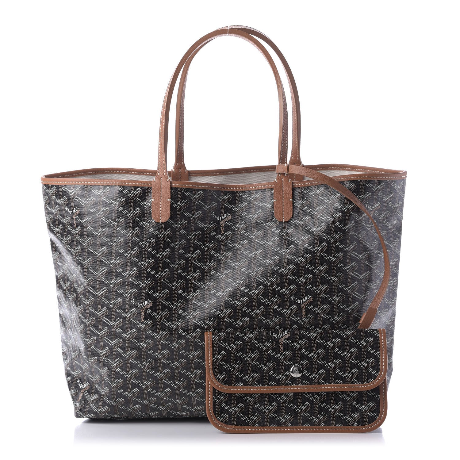 Goyard Goyardine Saint Louis PM Black Gold 1 of 8