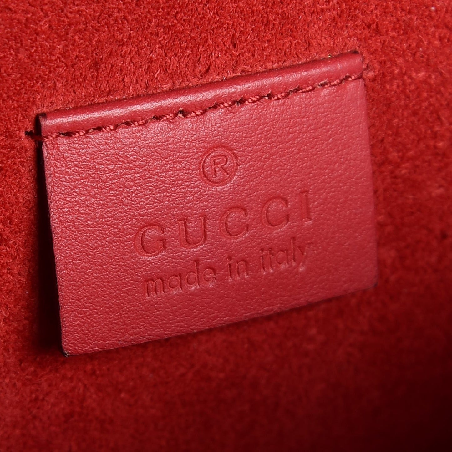 GG Supreme Monogram Suede Cudu Medium Dionysus Shoulder Bag Beige Ebony Vulcanic Red