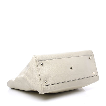 Gucci Pebbled Calfskin Medium Soho Shoulder Bag Off White 3 of 11