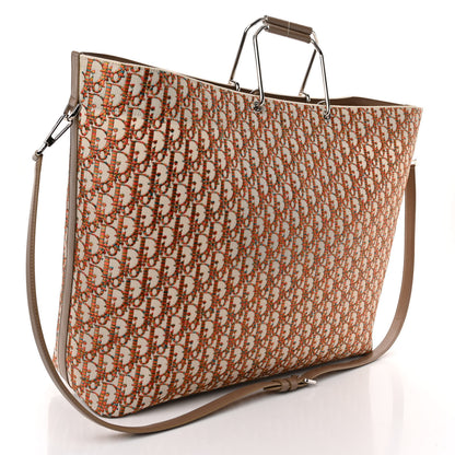 Christian Dior Oblique Embroidered Miami Tote Multicolor 3 of 9