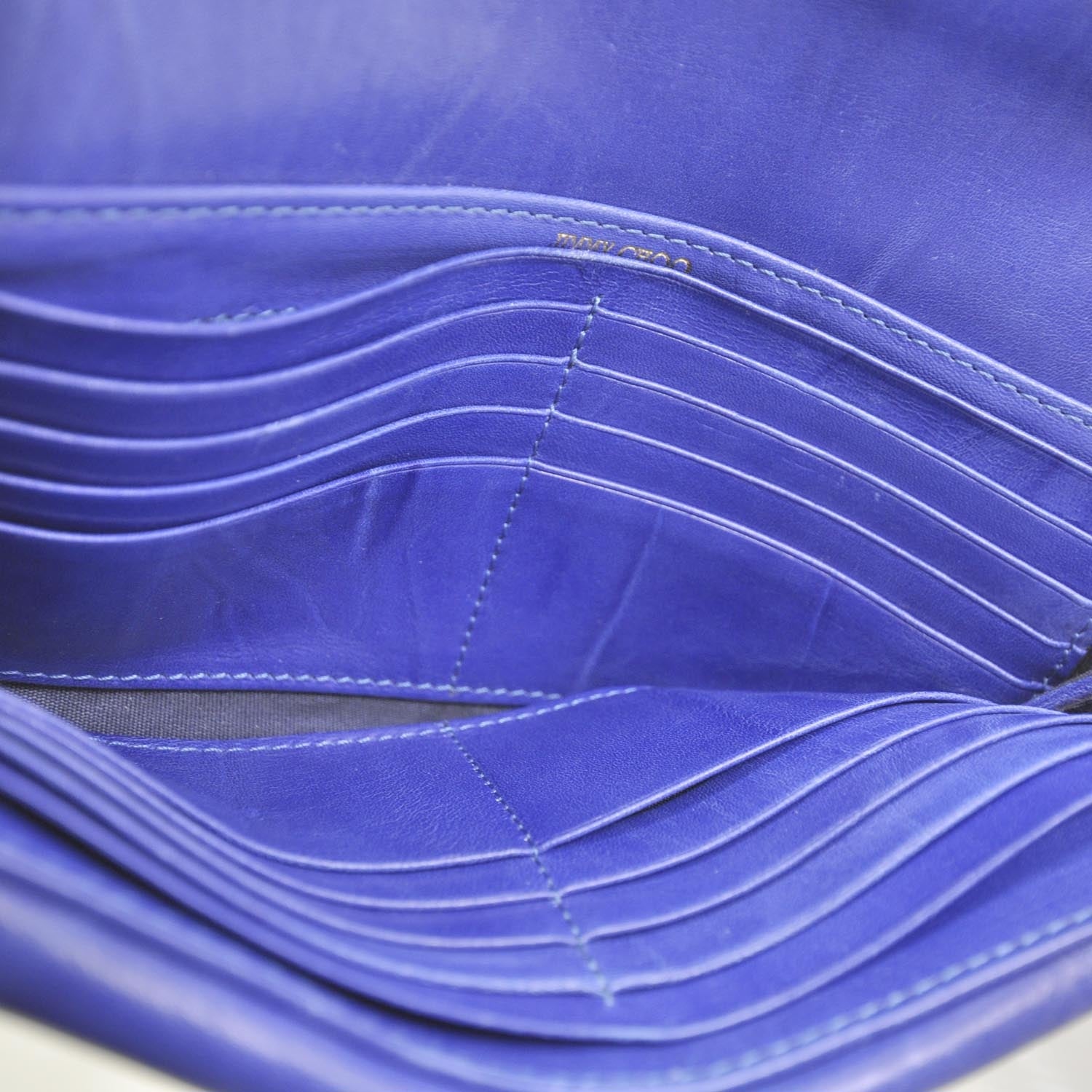 Jimmy Choo Leather Suede Utah Wallet 5 of 7