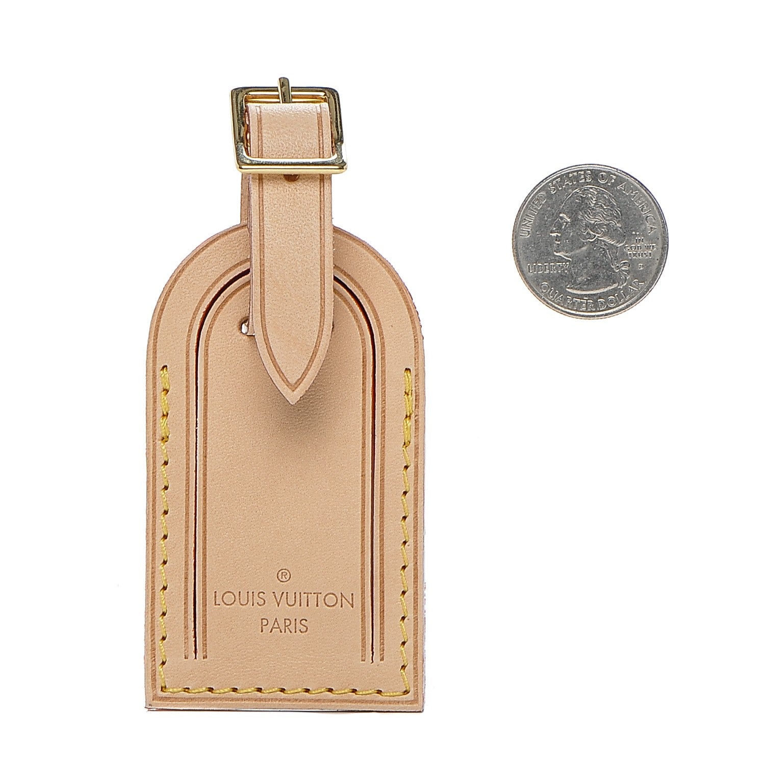 Louis Vuitton Vachetta Luggage Tag 2 of 4