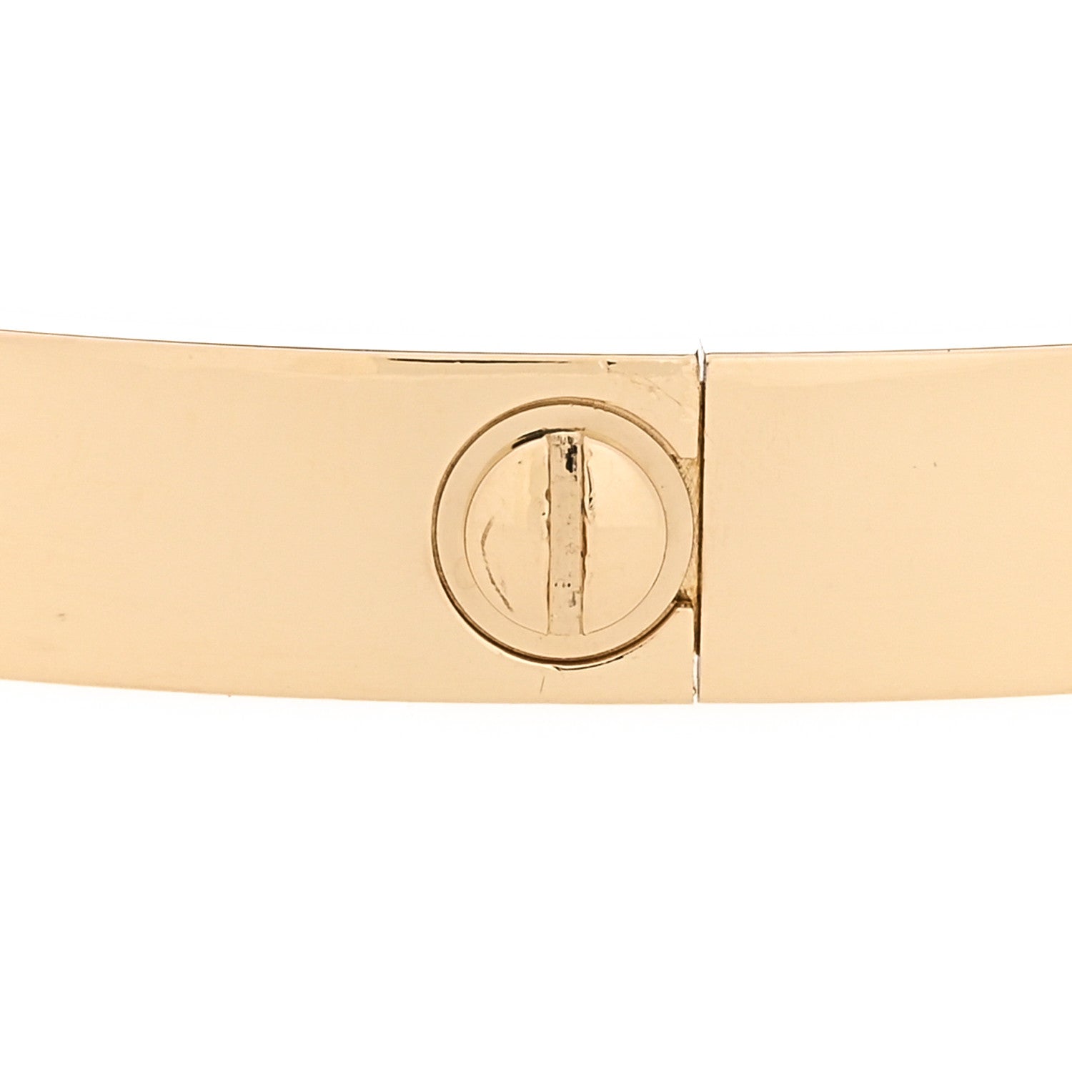 Cartier 18K Yellow Gold LOVE Bracelet 17 7 of 8