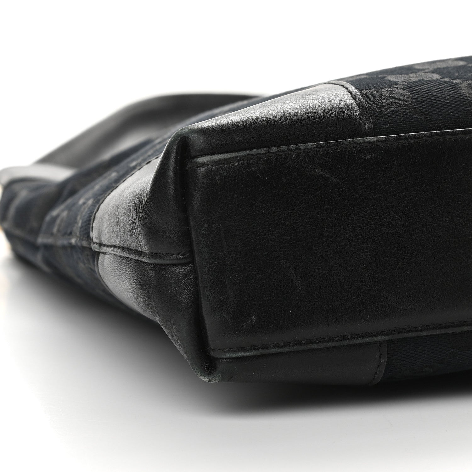 Gucci Monogram Shoulder Bag Black 8 of 10